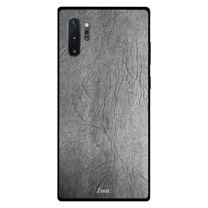 

Zoot Samsung Note Plus Mobile Phone Back Cover, Dark Grey Leather Pattern