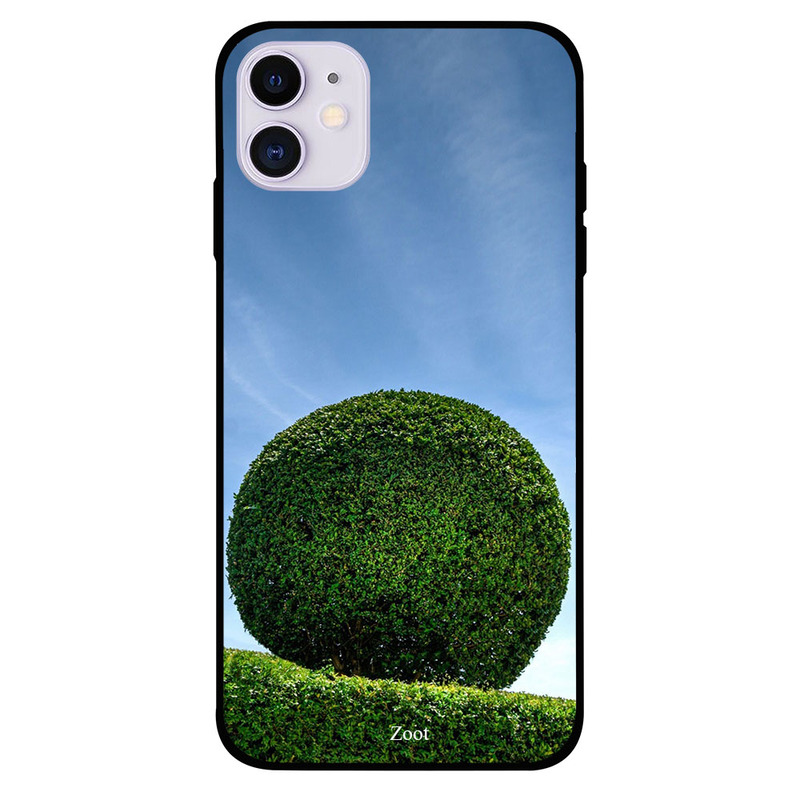 

Zoot Apple iPhone 11 Mobile Phone Back Cover, Sphere Leaves
