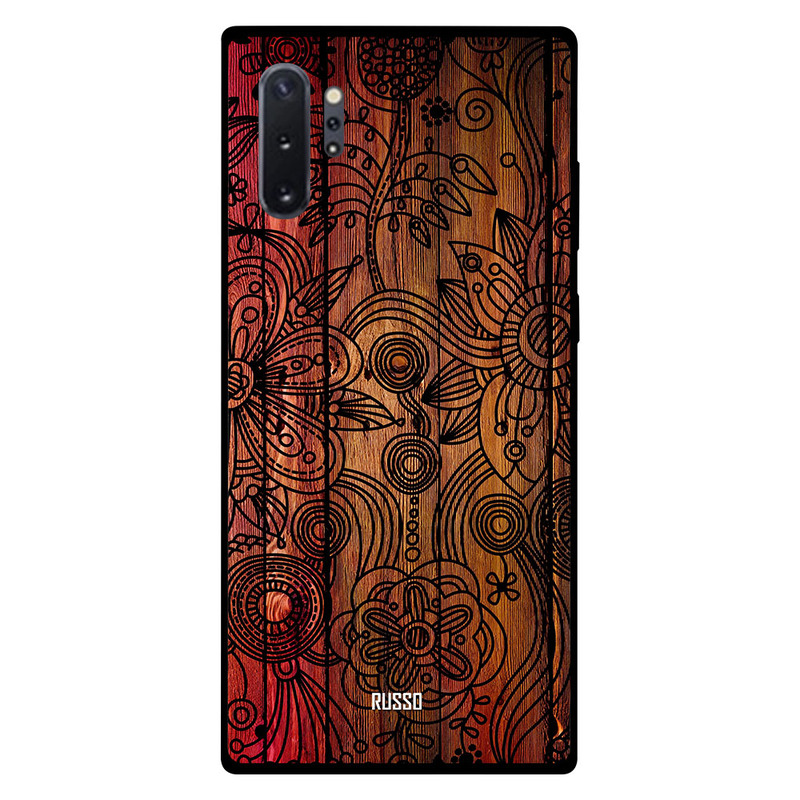 

Russo Samsung Note Plus Mobile Phone Back Cover, flower on wood