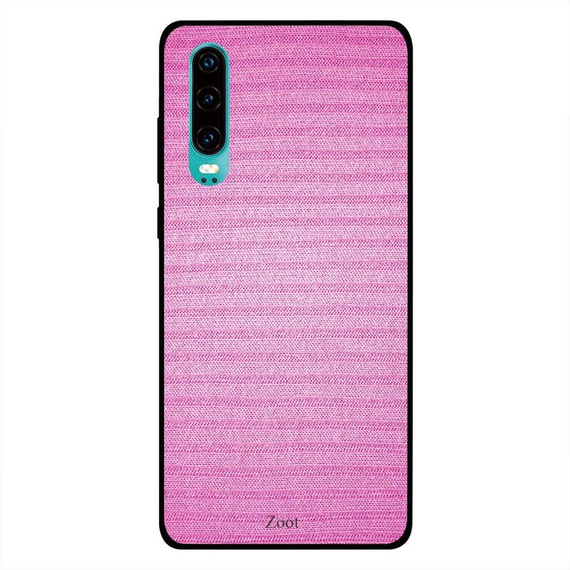 

Zoot Huawei P30 Mobile Phone Back Cover, Pink Cloth Printed