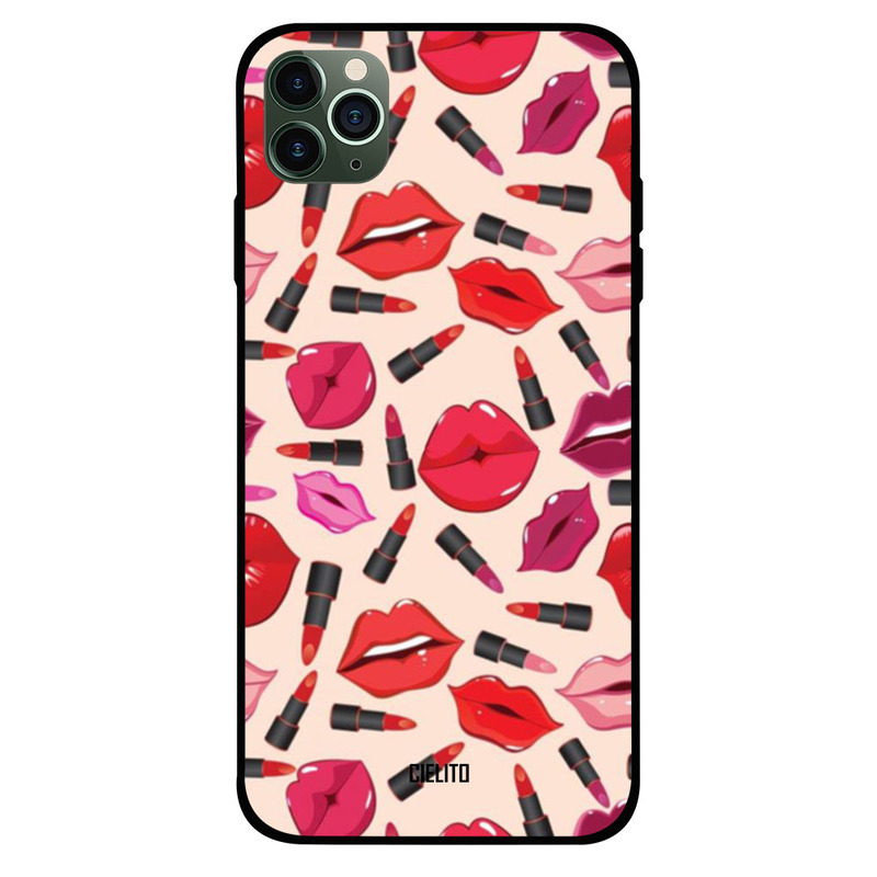 

Cielito Apple iPhone 11 Pro Mobile Phone Back Cover, Lips N Stick