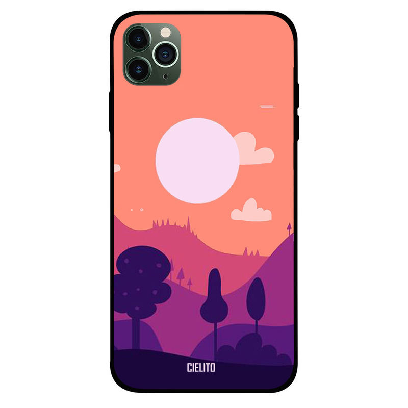 

Cielito Apple iPhone 11 Pro Max Mobile Phone Back Cover, Scenery Art
