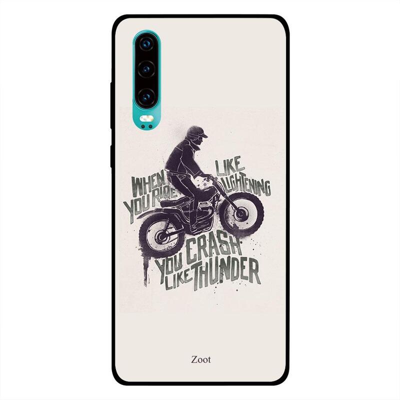 

Zoot Huawei P30 Mobile Phone Back Cover, Crash like Thunder