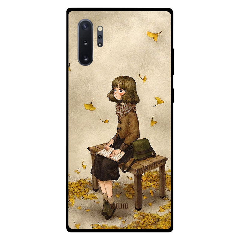 

Cielito Samsung Note Plus Mobile Phone Back Cover, Sitting Girl Painting
