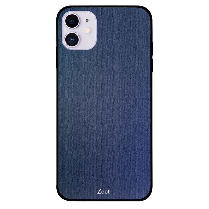 

Zoot Apple iPhone 11 Mobile Phone Back Cover, Blue Cloth Pattern