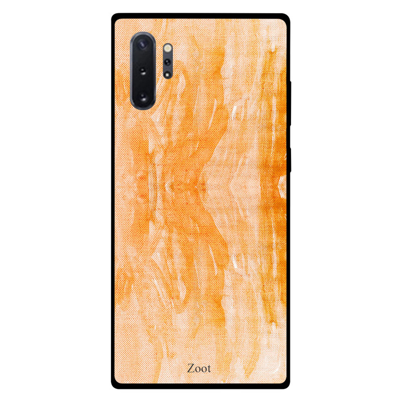 

Zoot Samsung Note Plus Mobile Phone Back Cover, Yellow Brown Cloth Printed