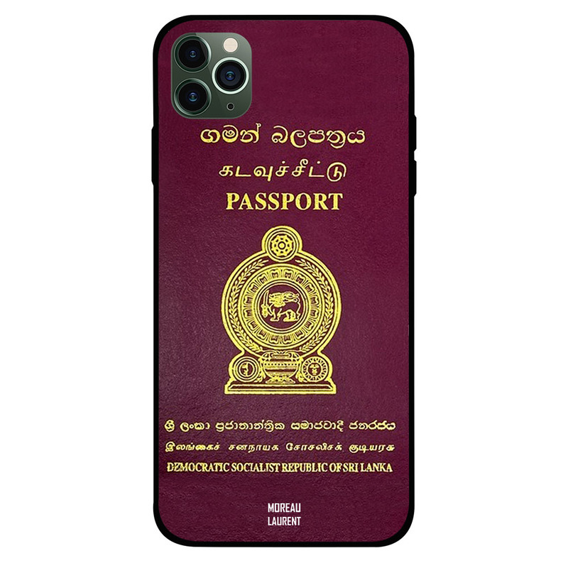 

Moreau Laurent Apple iPhone 11 Pro Max Mobile Phone Back Cover, Sri Lanka Passport