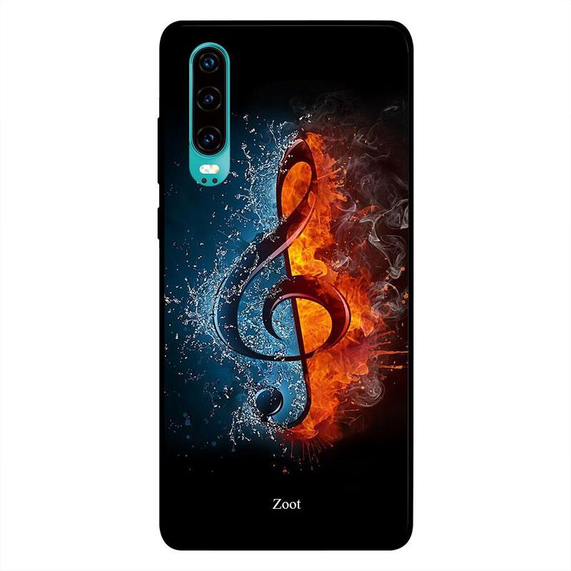 

Zoot Huawei P30 Mobile Phone Back Cover, Fire & Ice