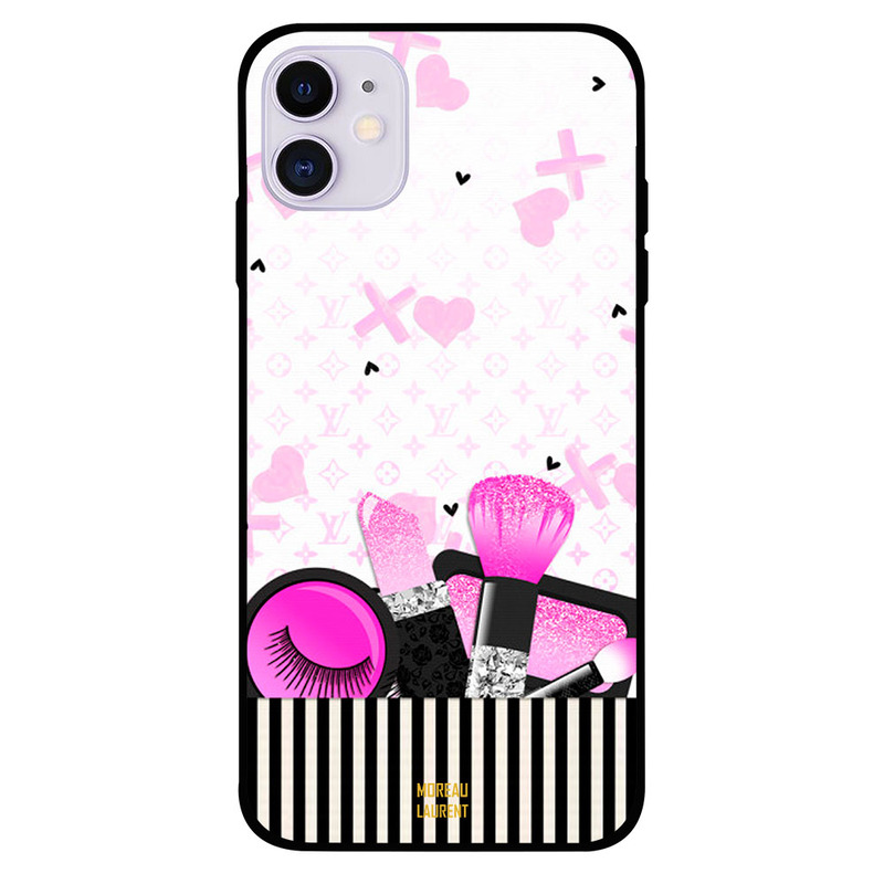 

Moreau Laurent Apple iPhone 11 Mobile Phone Back Cover, Pink Makeup