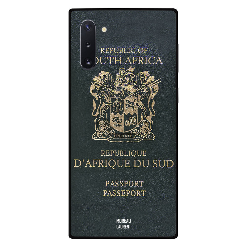 

Moreau Laurent Samsung Note 10 Mobile Phone Back Cover, South Africa Passport