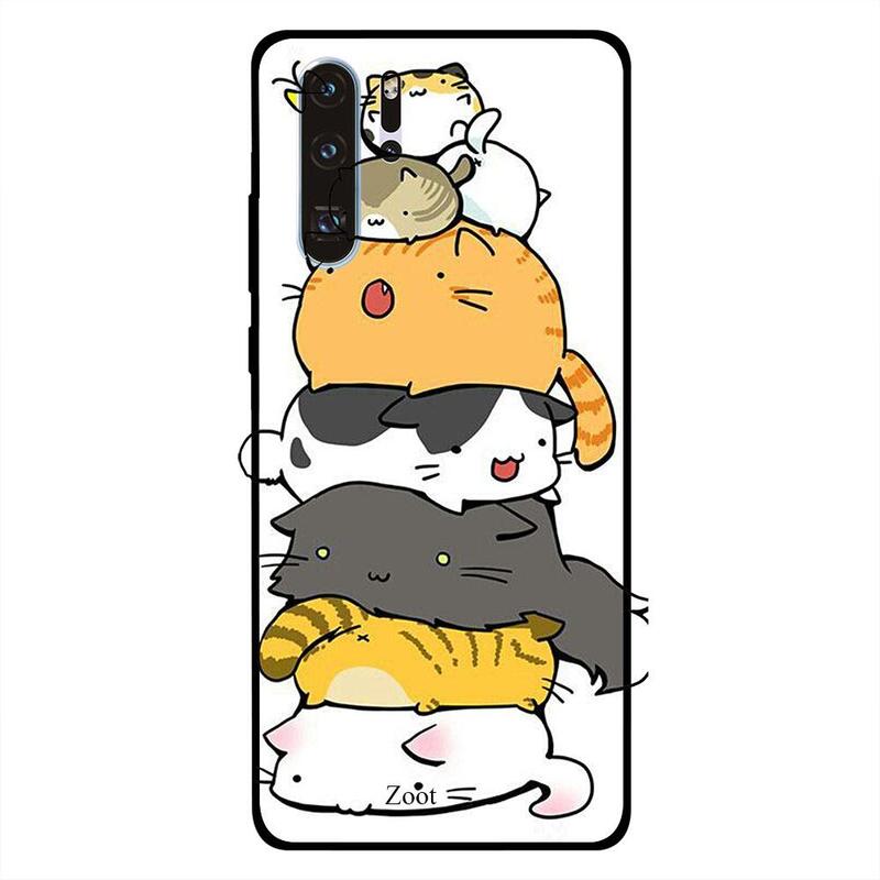 

Zoot Huawei P30 Pro Mobile Phone Back Cover, Cats Bunch