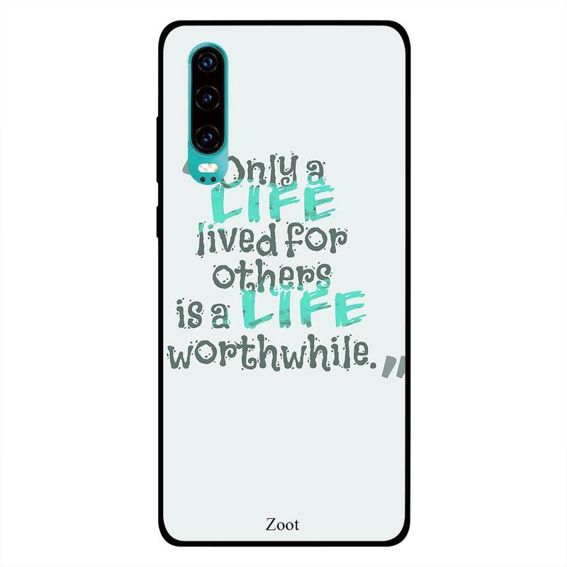 

Moreau Laurent Huawei P30 Mobile Phone Back Cover, Worrying Solves Nothing