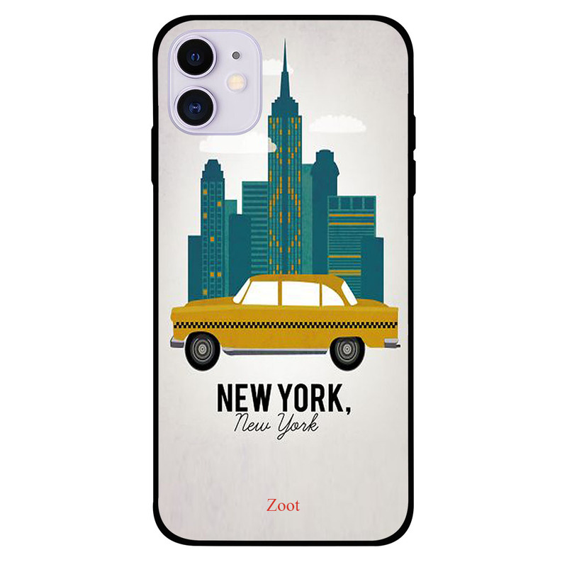 

Zoot Apple iPhone 11 Mobile Phone Back Cover, New York Taxi