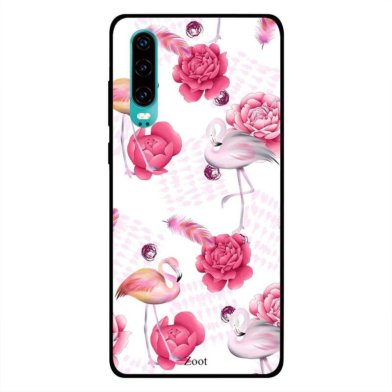 

Zoot Huawei P30 Mobile Phone Back Cover, Rose And Swan