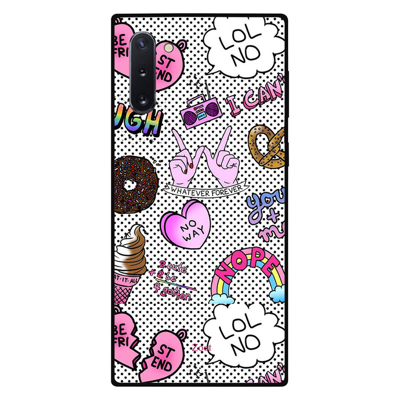

Zoot Samsung Note 10 Mobile Phone Back Cover, Girly Tags