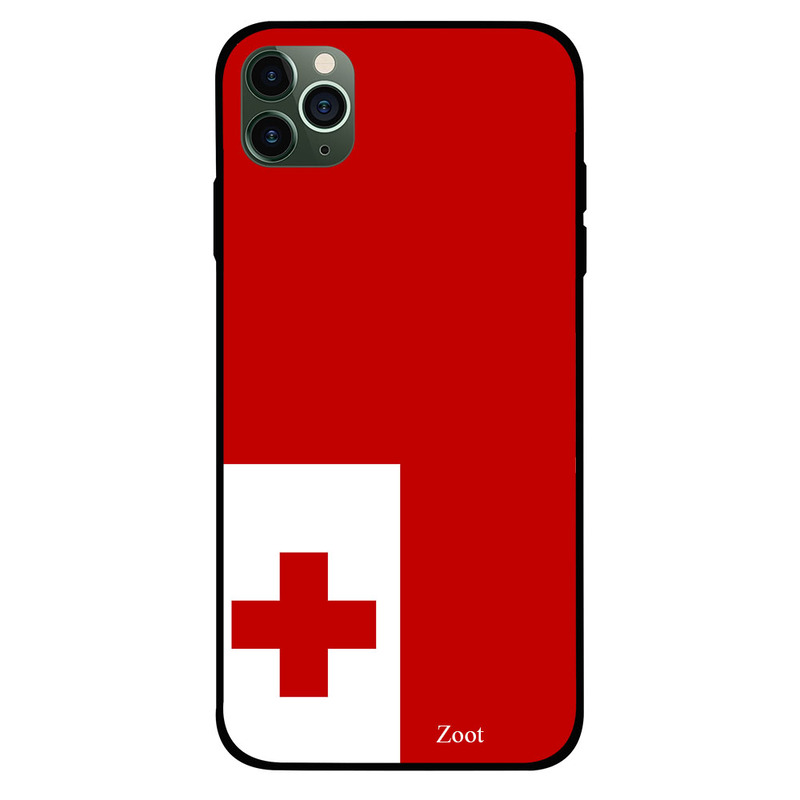 

Zoot Apple iPhone 11 Pro Mobile Phone Back Cover, Tonga Flag