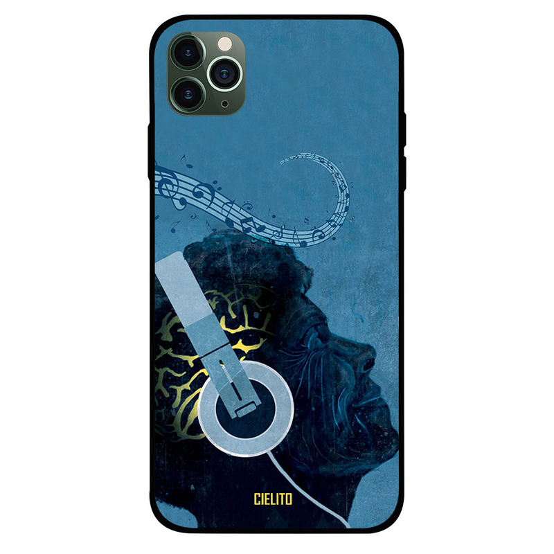 

Cielito Apple iPhone 11 Pro Max Mobile Phone Back Cover, Music On My Mind
