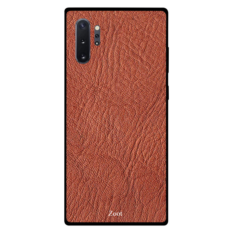

Zoot Samsung Note Plus Mobile Phone Back Cover, Brown Leather