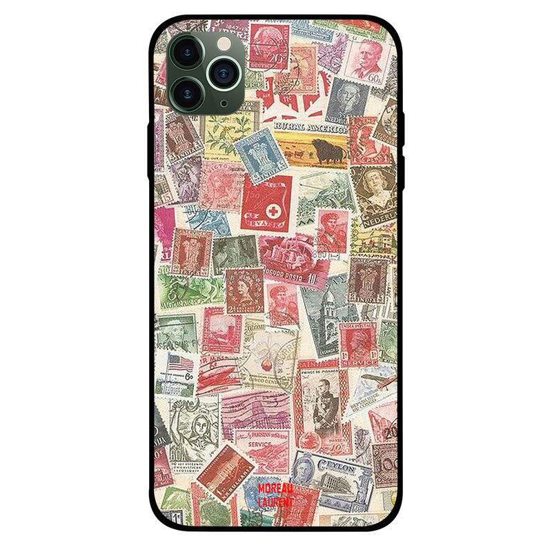 

Moreau Laurent Apple iPhone 11 Pro Mobile Phone Back Cover, Stamp Tickets Collection