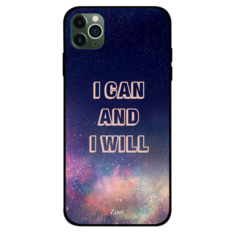 

Zoot Apple iPhone 11 Pro Mobile Phone Back Cover, I Can And I Will