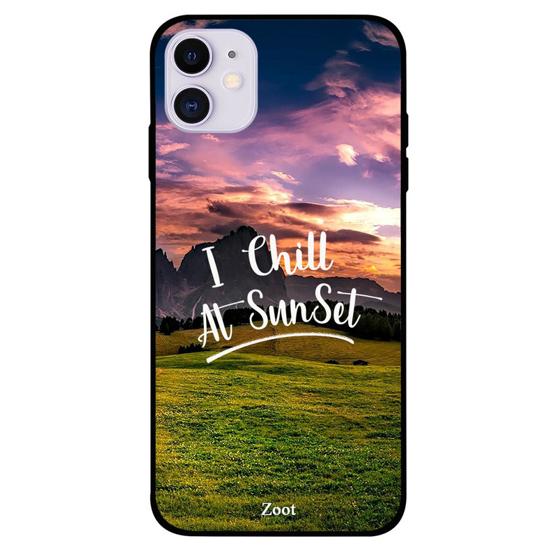 

Zoot Apple iPhone 11 Mobile Phone Back Cover, I Chill At Sunset