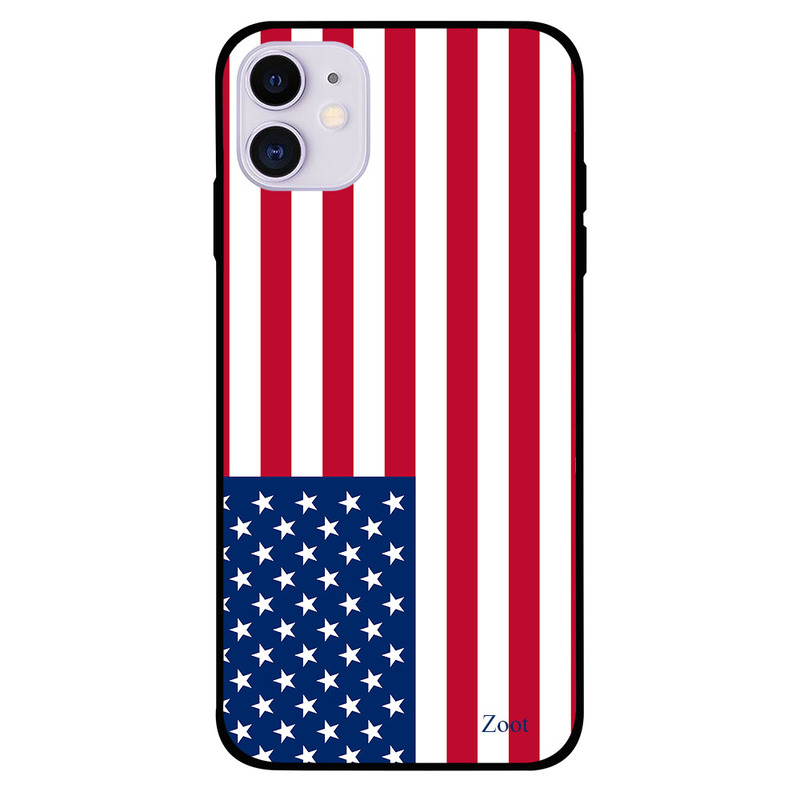 

Zoot Apple iPhone 11 Mobile Phone Back Cover, United States Of America Flag