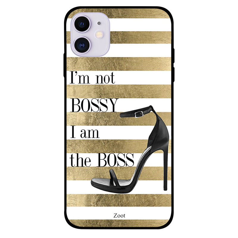 

Zoot Apple iPhone 11 Mobile Phone Back Cover, I Am Not Bossy I M The Boss