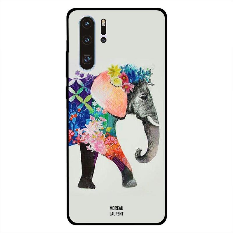 

Moreau Laurent Huawei P30 Pro Mobile Phone Back Cover, Coloring Elephant