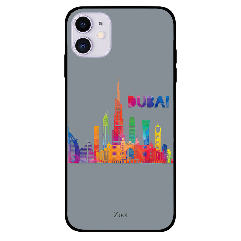 

Zoot Apple iPhone 11 Mobile Phone Back Cover, Colorful Dubai