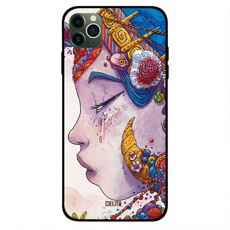 

Cielito Apple iPhone 11 Pro Mobile Phone Back Cover, Girl Art