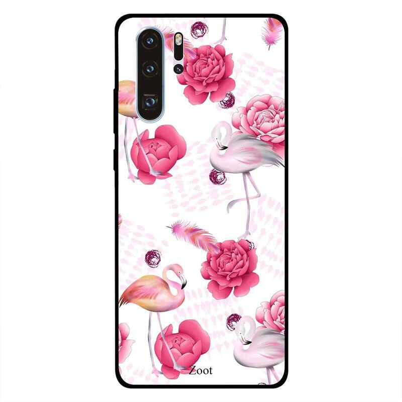 

Zoot Huawei P30 Pro Mobile Phone Back Cover, Rose And Swan