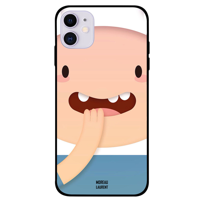 

Moreau Laurent Apple iPhone 11 Mobile Phone Back Cover, Hyyy Three Teeth