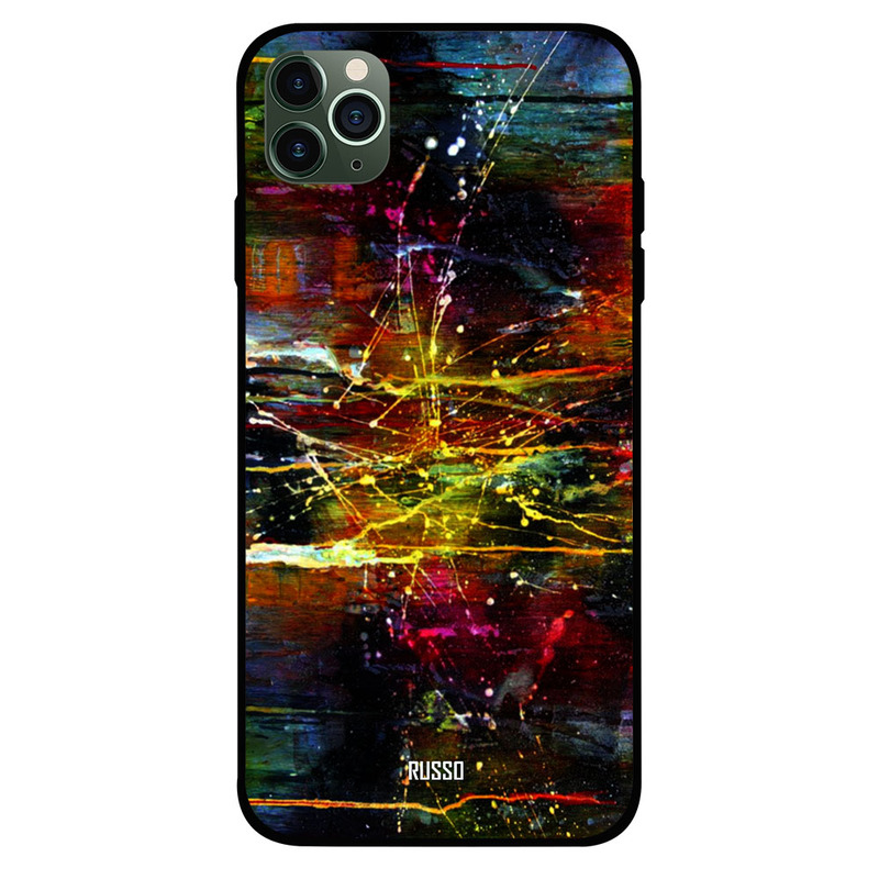 

Russo Apple iPhone 11 Pro Mobile Phone Back Cover, Thread Art