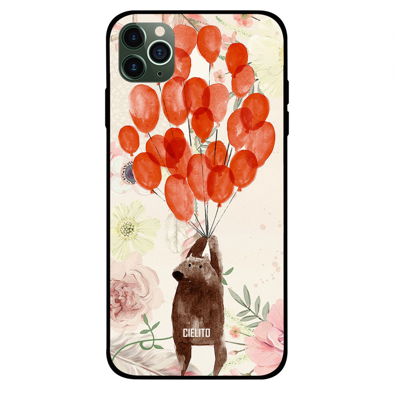 

Cielito Apple iPhone 11 Pro Max Mobile Phone Back Cover, Bear Art