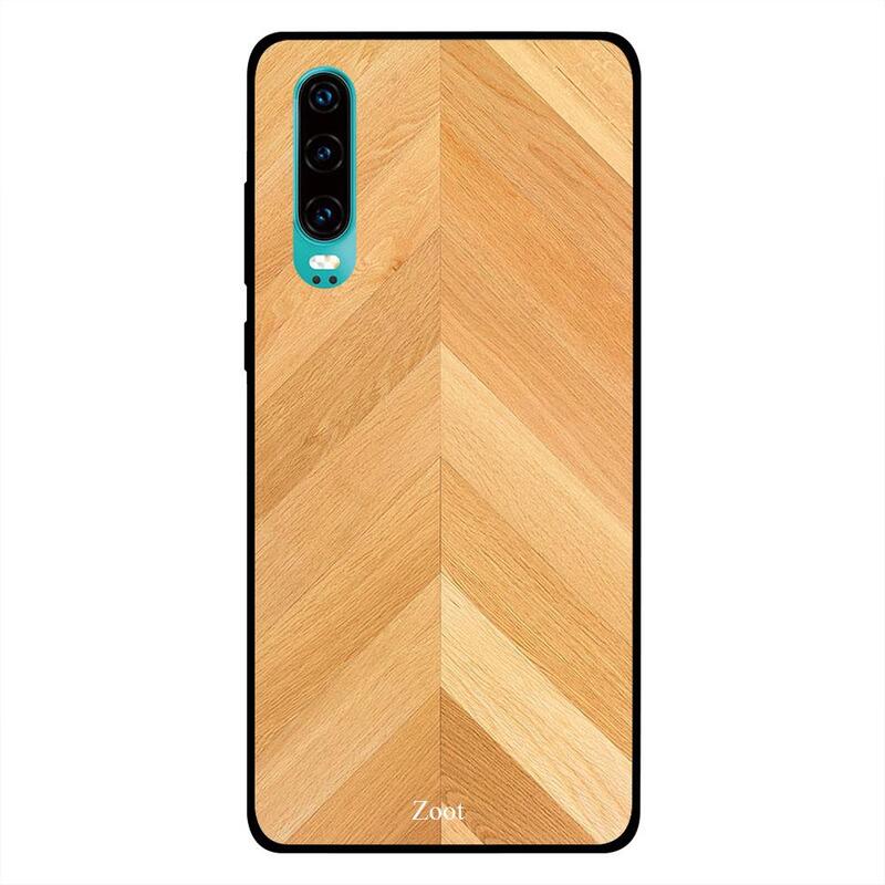 

Zoot Huawei P30 Mobile Phone Back Cover, Wooden Light Horizental Lines