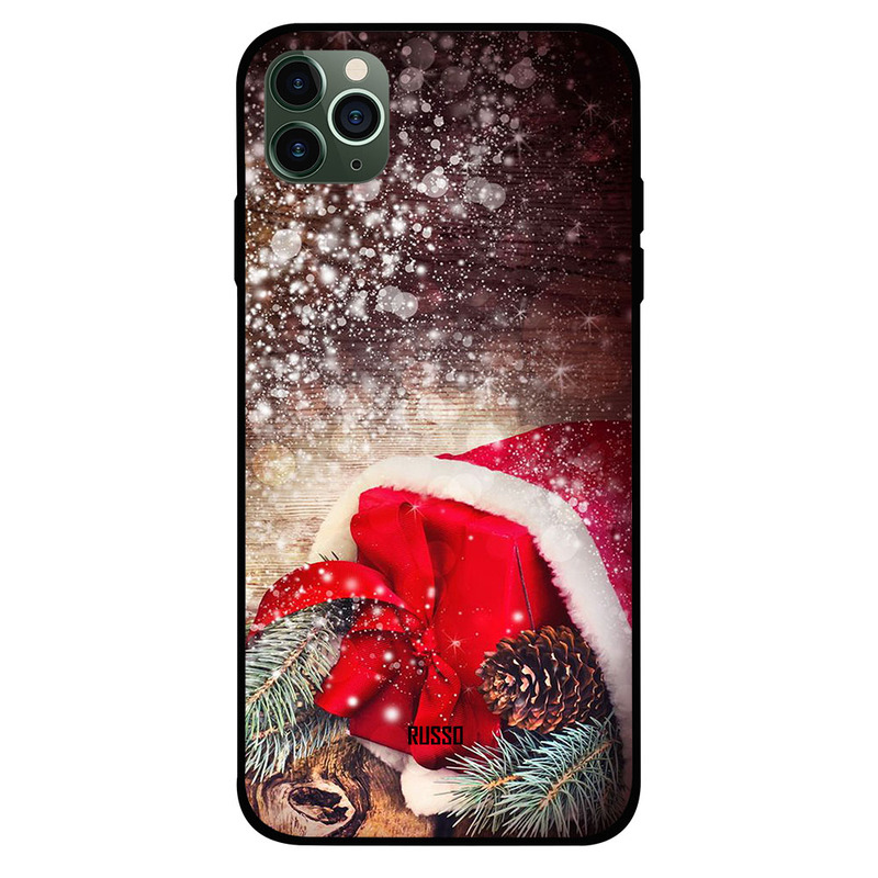 

Russo Apple iPhone 11 Pro Mobile Phone Back Cover, Christmas Bag Full of Gifts