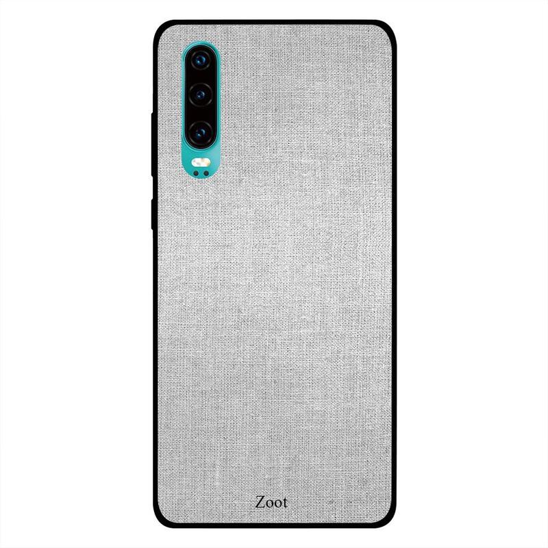 

Zoot Huawei P30 Mobile Phone Back Cover, Grey Cloth Pattern