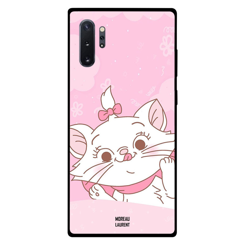 

Moreau Laurent Samsung Note Plus Mobile Phone Back Cover, Cat Pink Hairclip
