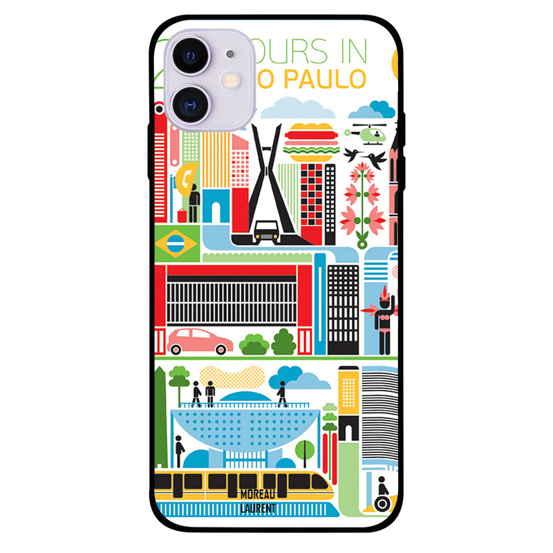 

Moreau Laurent Apple iPhone 11 Mobile Phone Back Cover, 24 Hours in Sao Paulo