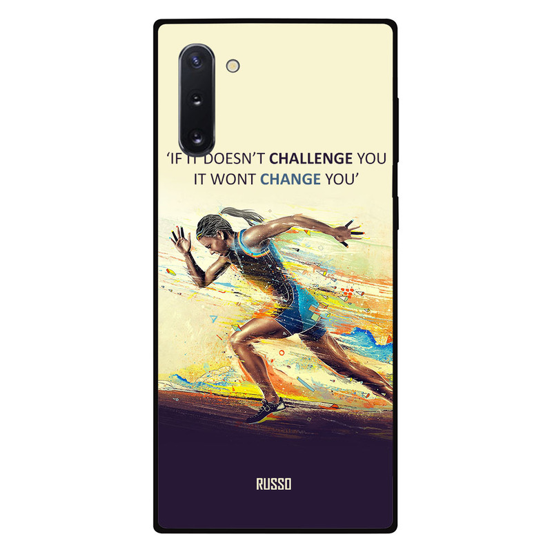 

Russo Samsung Note 10 Mobile Phone Back Cover, Challenge And Change
