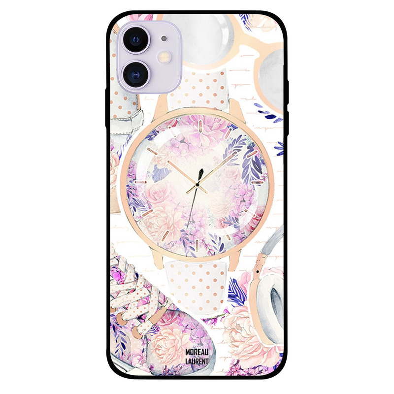 

Moreau Laurent Apple iPhone 11 Mobile Phone Back Cover, Floral Watch