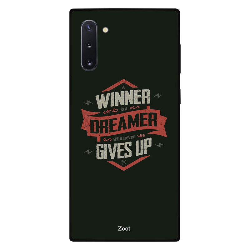 

Zoot Samsung Note 10 Mobile Phone Back Cover, Winnes Is A Dreamer Who Never Gives Up