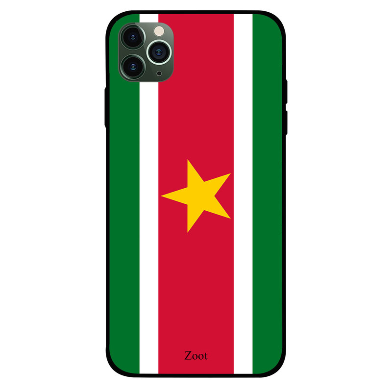 

Zoot Apple iPhone 11 Pro Max Mobile Phone Back Cover, Suriname Flag