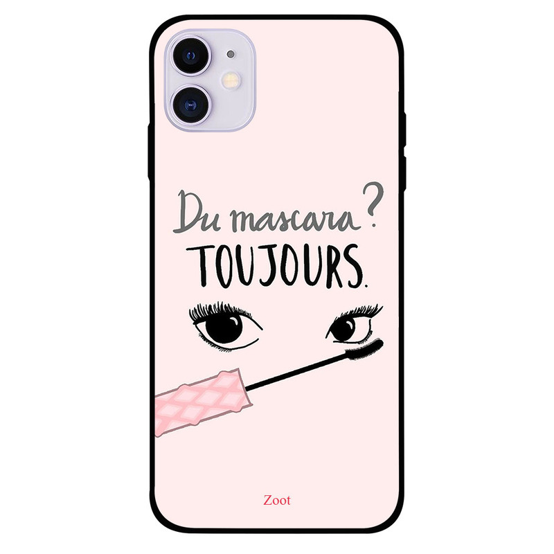 

Zoot Apple iPhone 11 Mobile Phone Back Cover, Du Mascara Toujours