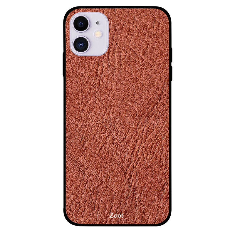 

Zoot Apple iPhone 11 Mobile Phone Back Cover, Brown Leather
