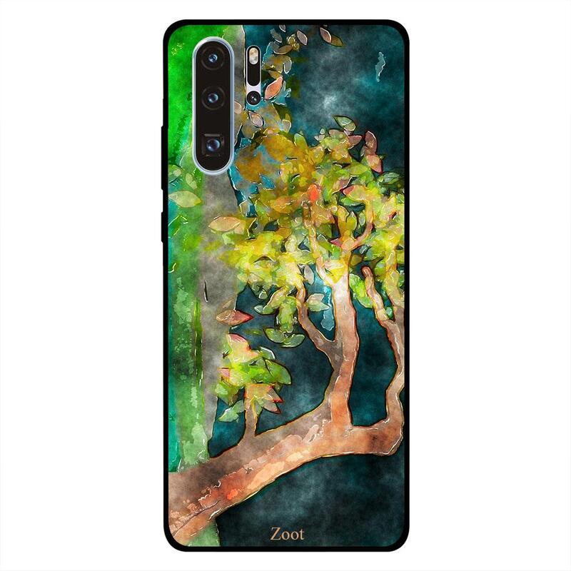 

Zoot Huawei P30 Pro Mobile Phone Back Cover, Watercolor Tree Leaves