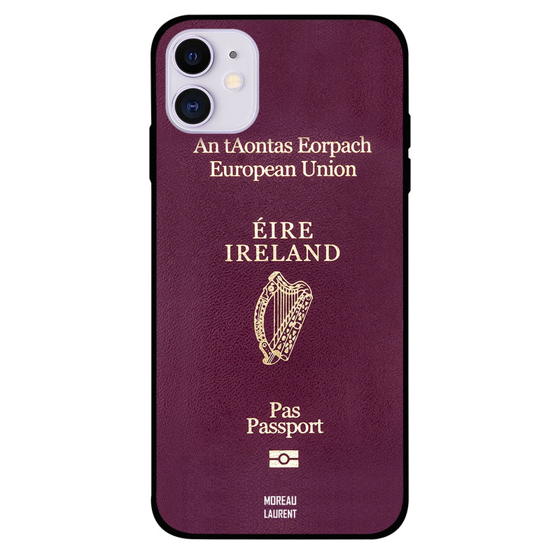 

Moreau Laurent Apple iPhone 11 Mobile Phone Back Cover, Ireland Passport