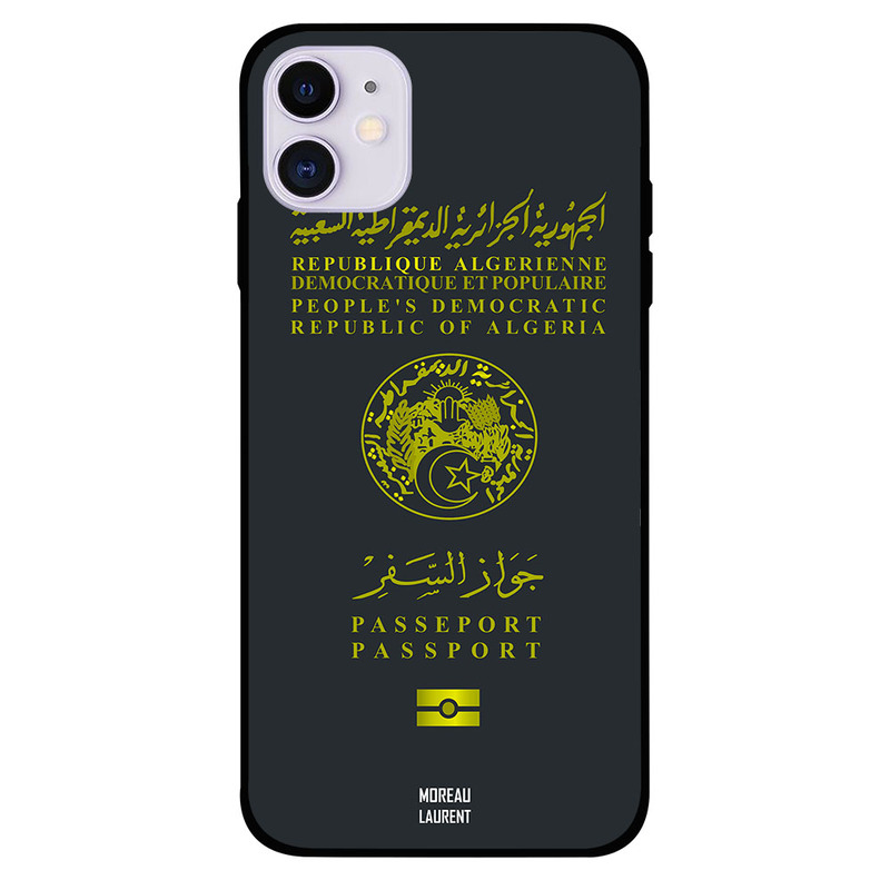 

Moreau Laurent Apple iPhone 11 Mobile Phone Back Cover, Algerian Passport