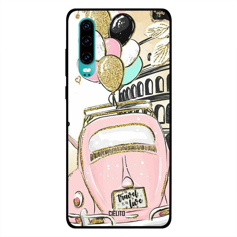 

Cielito Huawei P30 Mobile Phone Back Cover, To Travel Is To Live