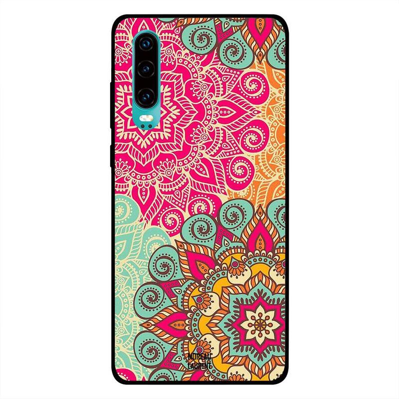 

Moreau Laurent Huawei P30 Mobile Phone Back Cover, Big Floral Pattern